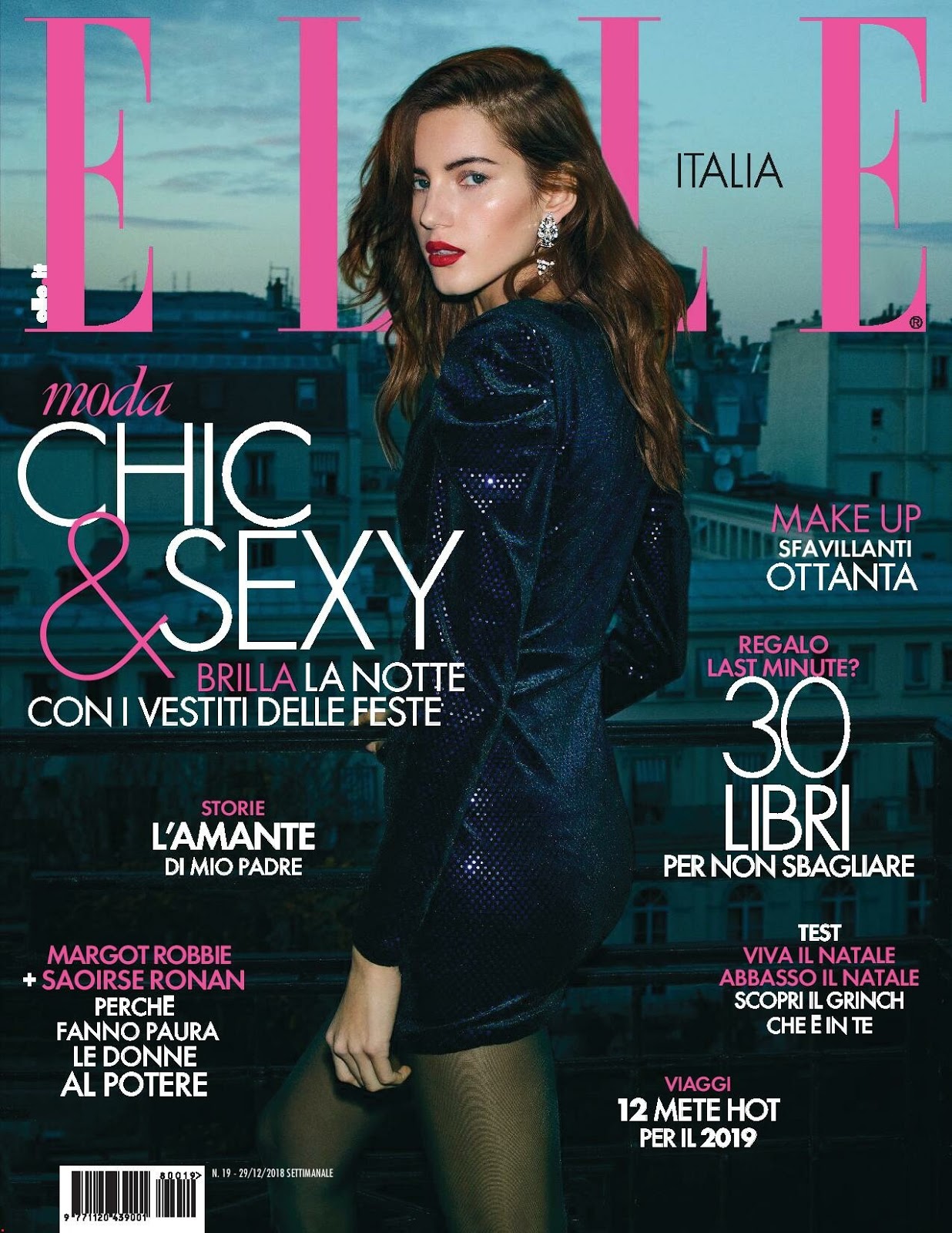 Elle Italia December 2018 Cover Story Editorial
