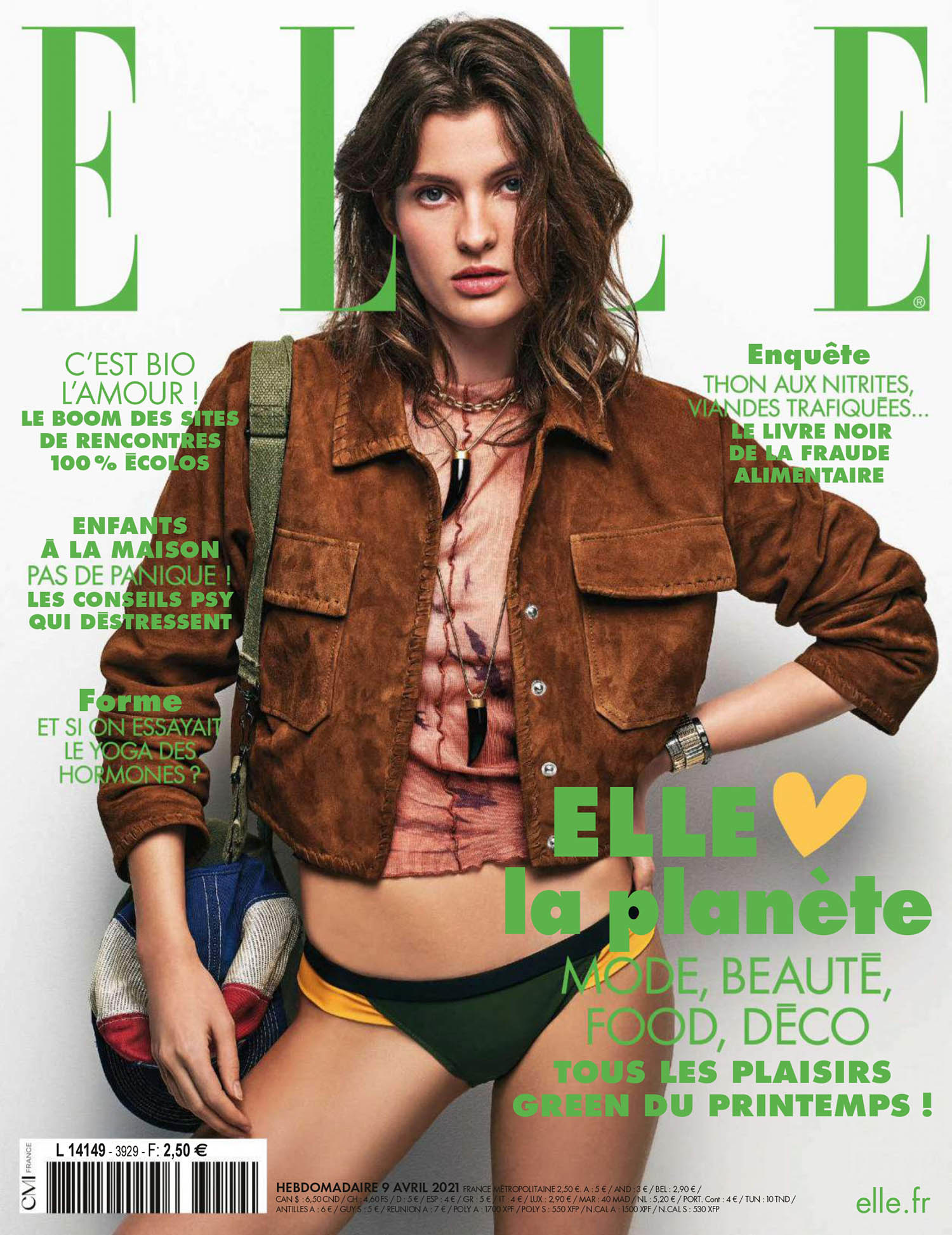 Elle France April 2021 Cover Story Editorial