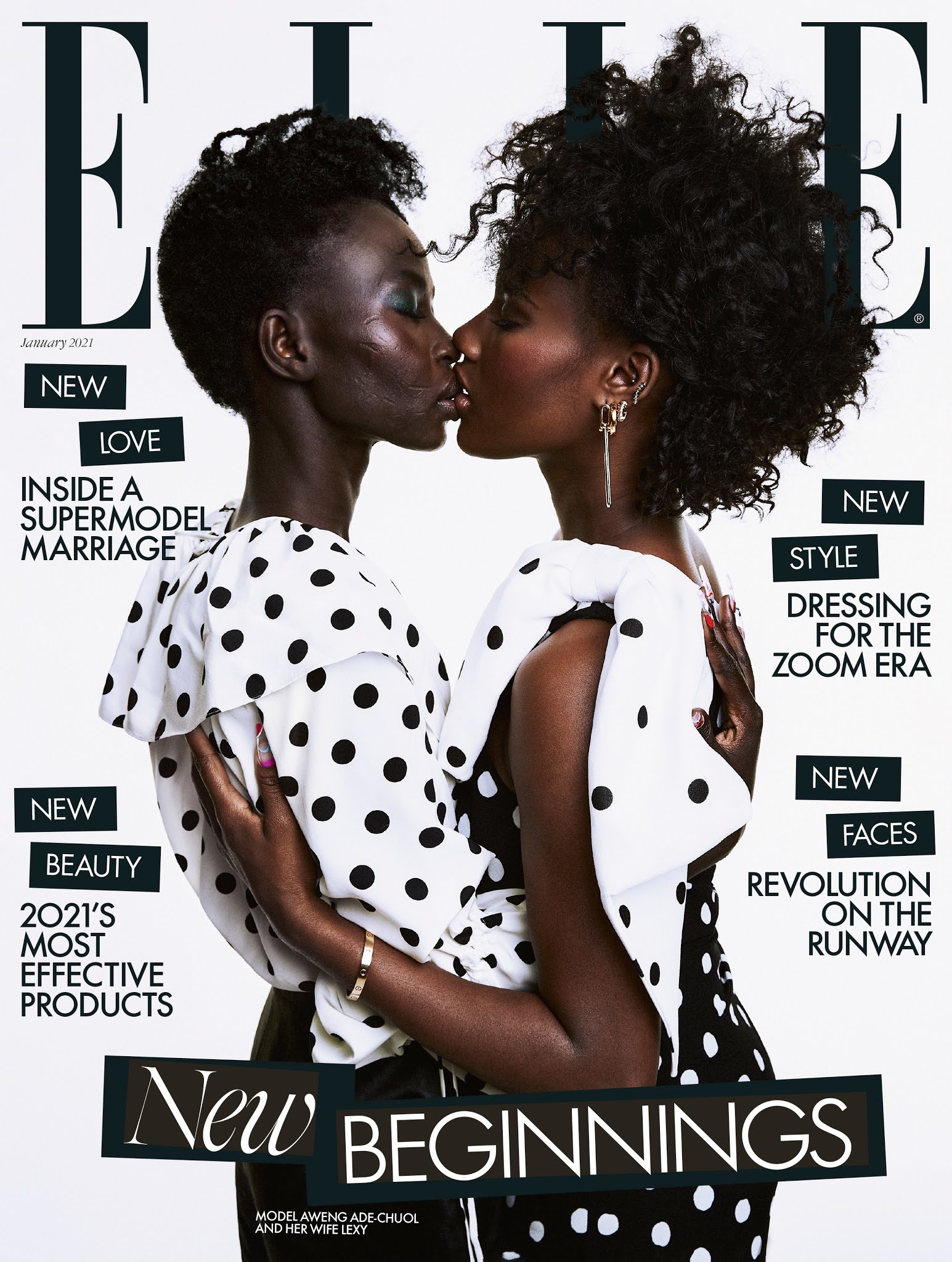 Elle Uk January 2021 Cover Story Editorial