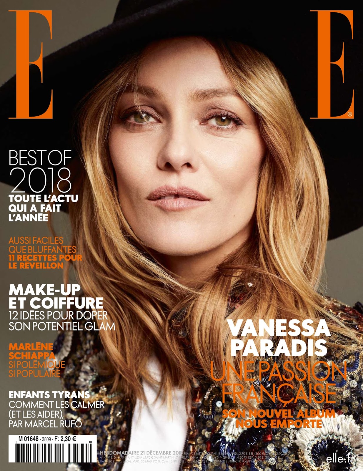 Elle France December 2018 Cover Story Editorial