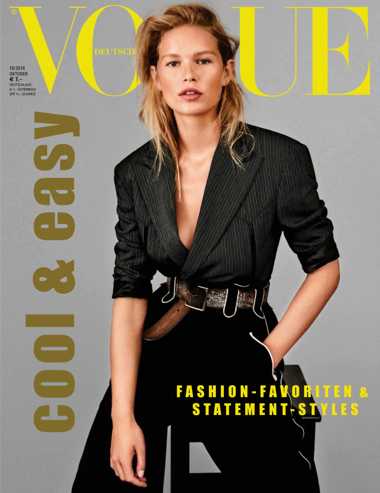 Vogue Germany October 2018 Cover Story Editorial