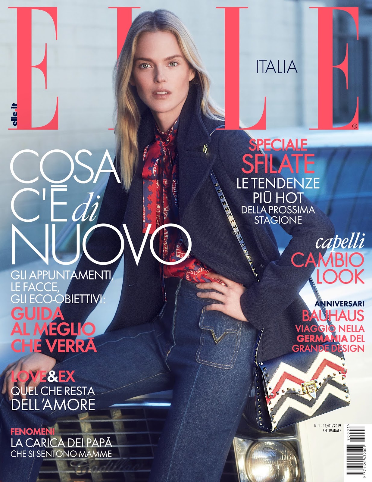 Elle Italia January 2019 Cover Story Editorial