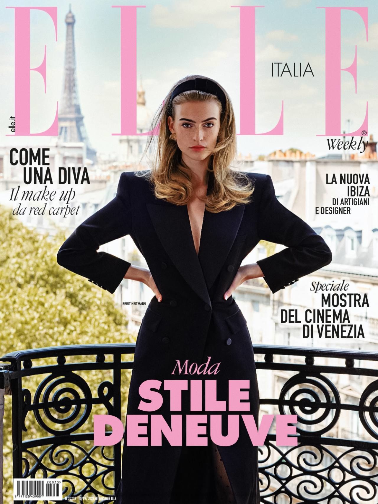 Elle Italia September 2022 Cover Story Editorial