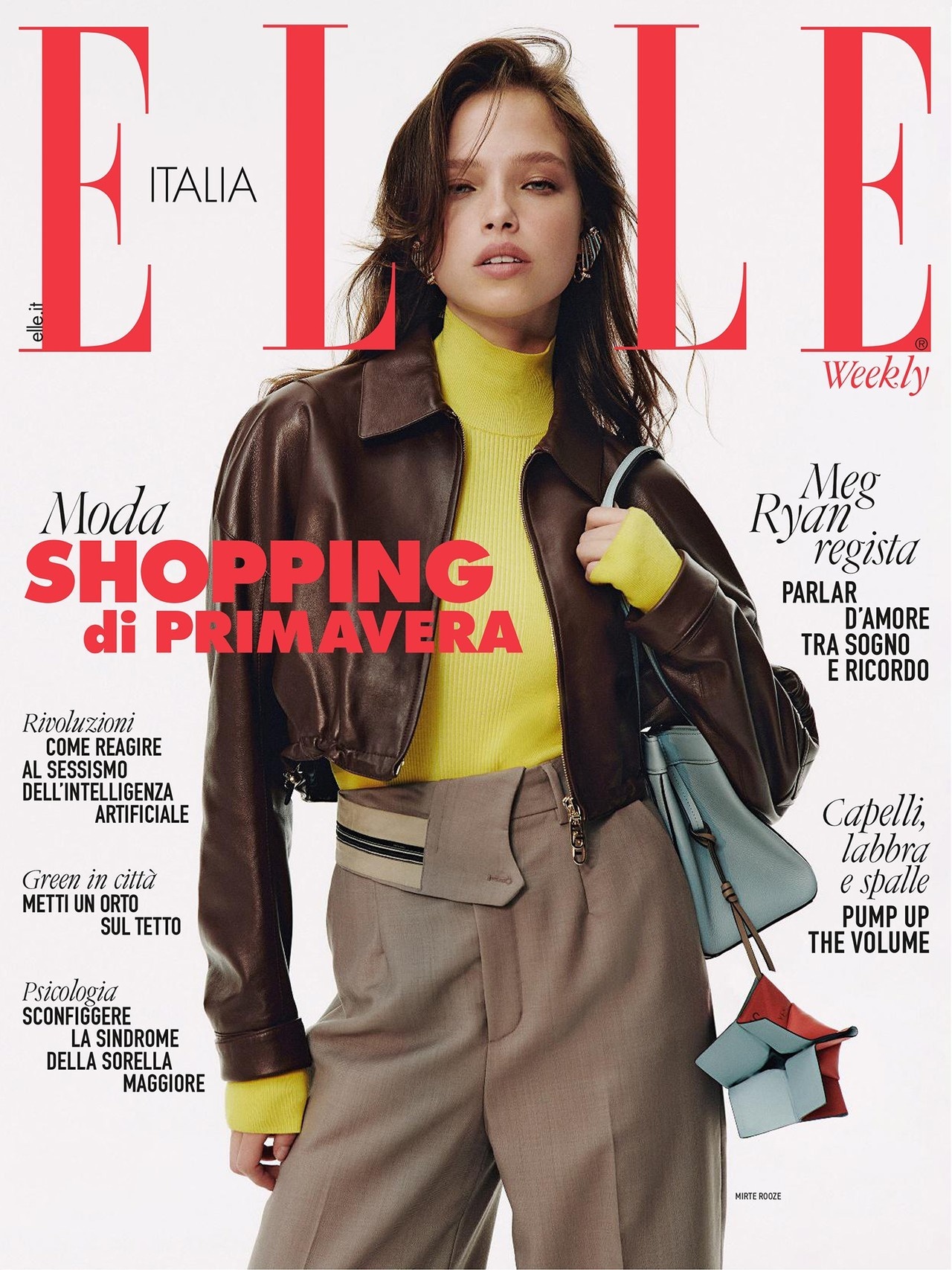Elle Italia April 2024 Cover Story Editorial