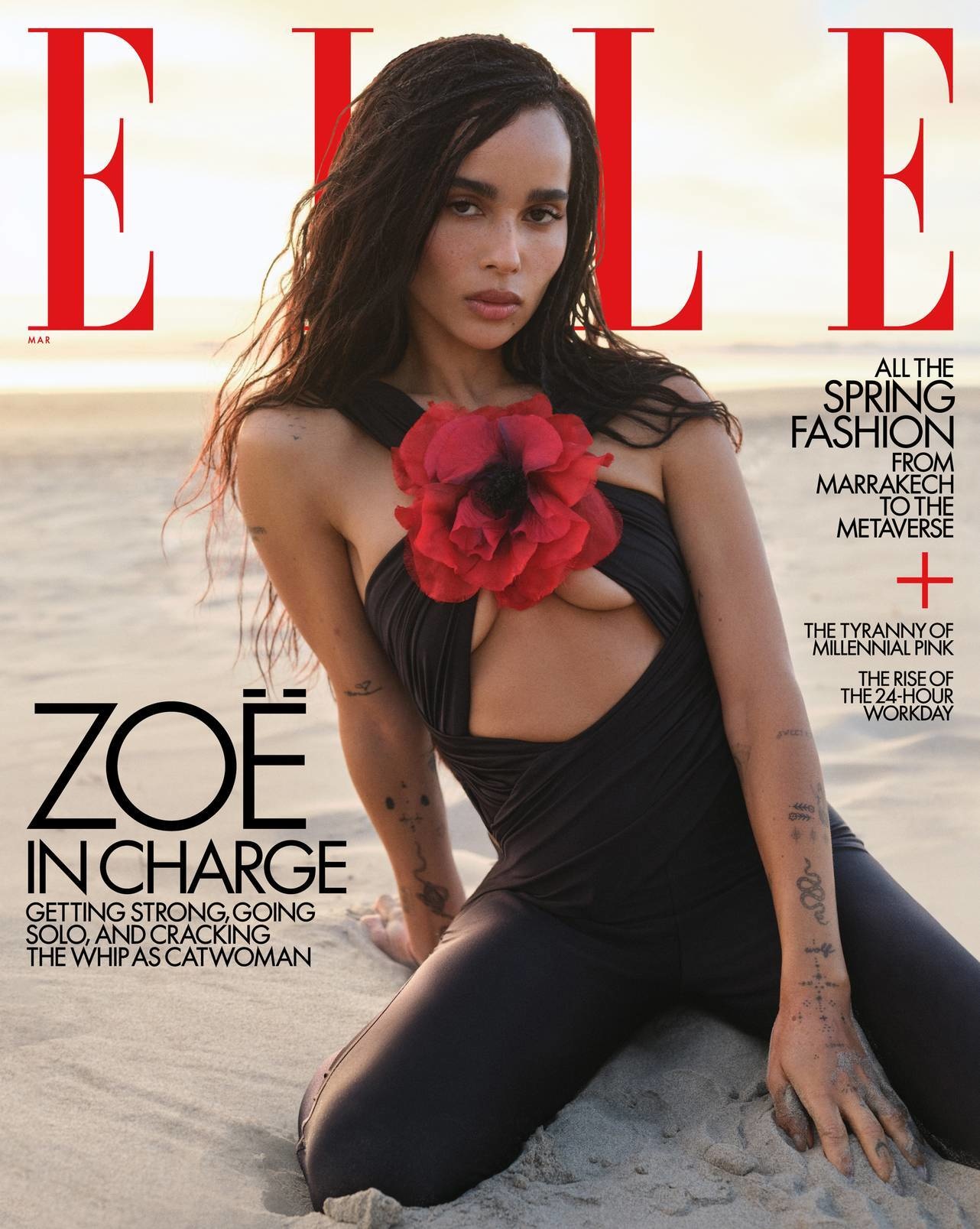 Elle Us March 2022 Cover Story Editorial