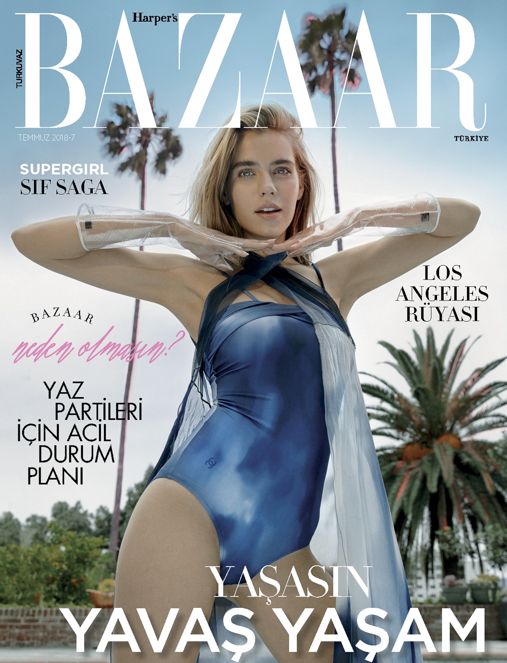 Harper's Bazaar Turkey July 2018 Cover Story Editorial