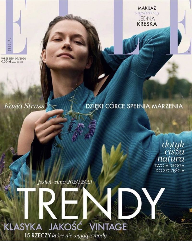 Elle Poland September 2020 Cover Story Editorial