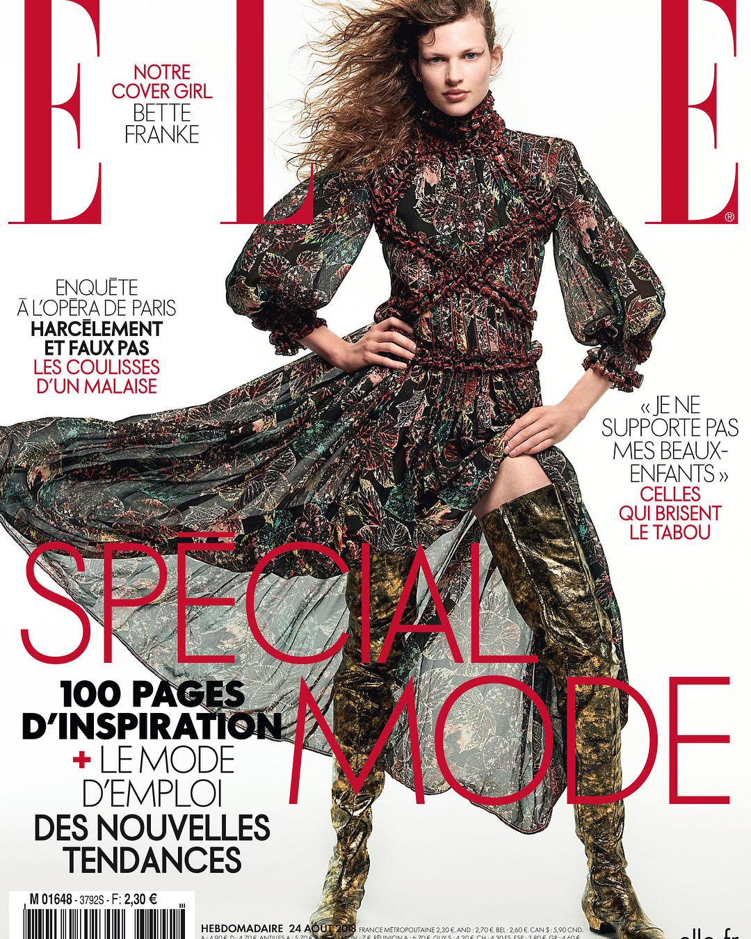 Elle France August-September 2018 Cover Story Editorial
