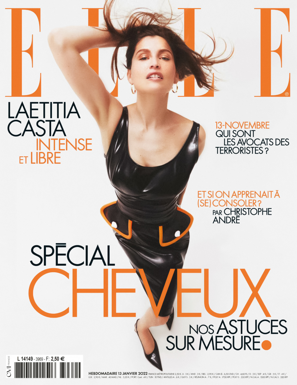 Elle France January 2022 Cover Story Editorial